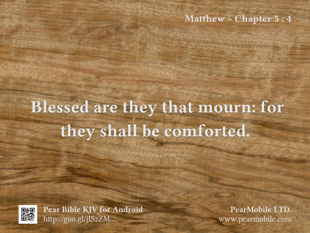 Matthew, Chapter 5:4